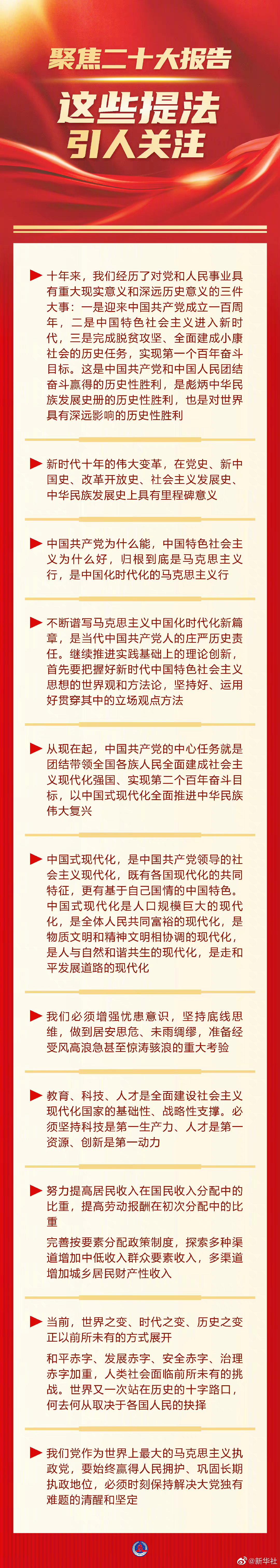 聚焦二十大報告，這些提法引人關(guān)注